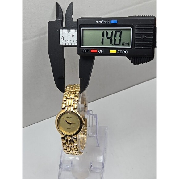 Daniel Mink Swiss Ladies Gold Plated Quartz Dress Wrist Watch New Battery - Picture 6 of 11